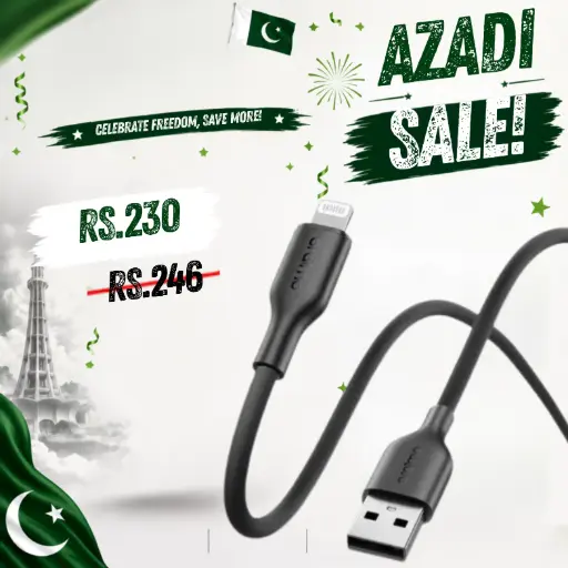 [DCL3SORM-1] IPHONE Data Charging Cable 1 METERS ROBUSTLINE (OCD-114L) ORAIMO