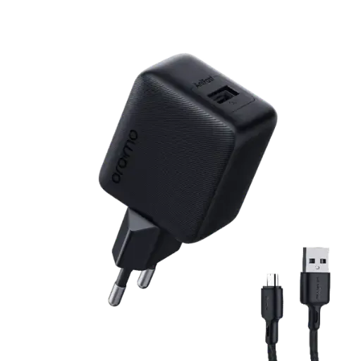 [C1C1T2ORM-3] FAST Charger WITH TYPE-C -USB CABLE CANNON 18S (OCW-5184E+C53) Oraimo 