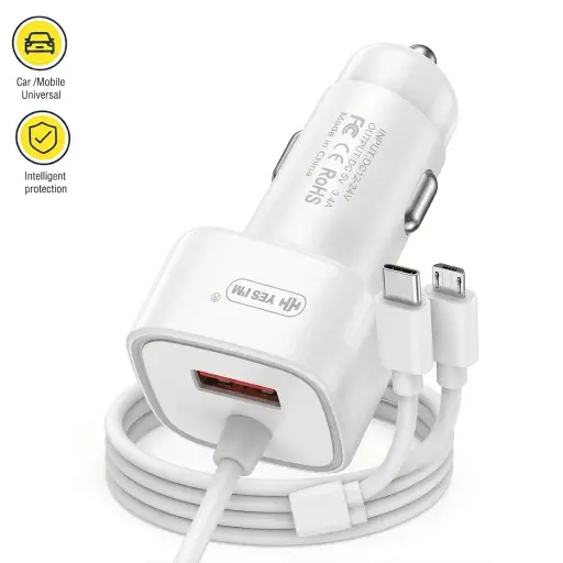 [C2C1U1HH-1] Car Charger HH-C03 3.4A HH