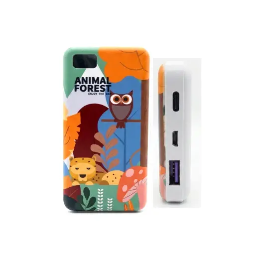 [PB10LM5C-9] POWER BANK 10000MAH ANIMAL FOREST DQ KCA11