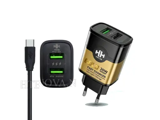 [C1C3T1HH-6] TYPE-C FAST CHARGER GOLD 5A HH