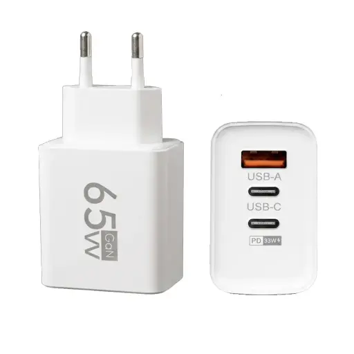 [C1A3T.S2LM-5] [C1A3T.S2LM-5] USB PORT & 2 PD PORT CHARGING ADAPTER 65W (TGR-185)