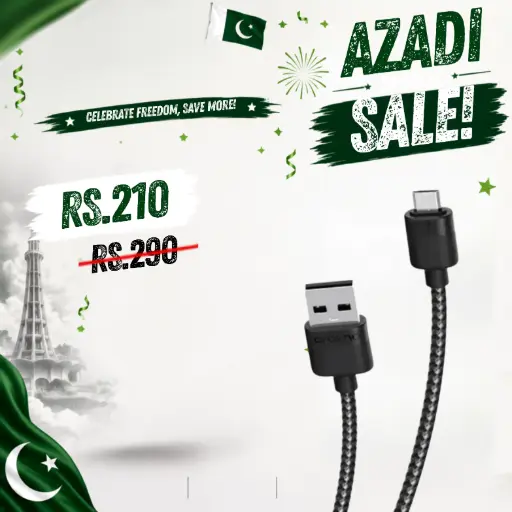 [DCM3SORM-2]  MICRO Data Charging Cable 1 METERS  INCREDIBLY TEAR- RESISTANT DURALINE 3 OCD-M32 ORAIMO
