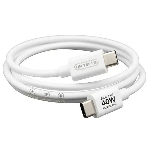 [DCT3THH-2] TYPE-C TO TYPE-C DATA CHARGING  CABLE HH CORE A1 40W