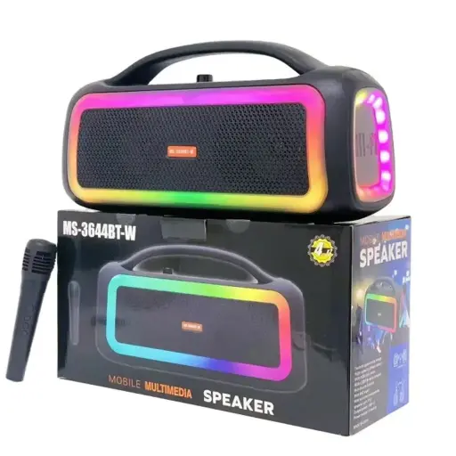 [MDS2LM5C-25] Bluetooth MP3 Player Speaker 6.5" WITH MIC MS- 3644BT-W