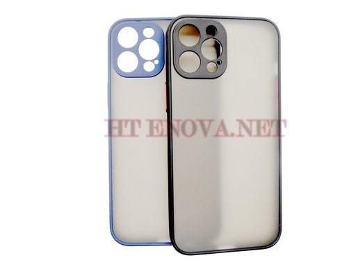 [PO6BiP12PMAX-6] iPhone 12 Pro Max PC transparent Color Button Back Case