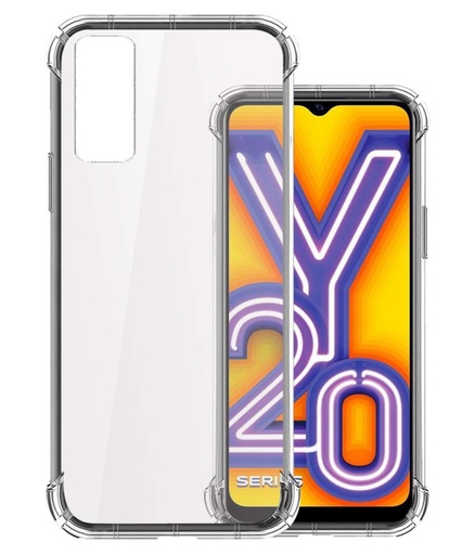 [PO7BViY20] VIVO Y20 Transparent Silicone 1.5mm Case