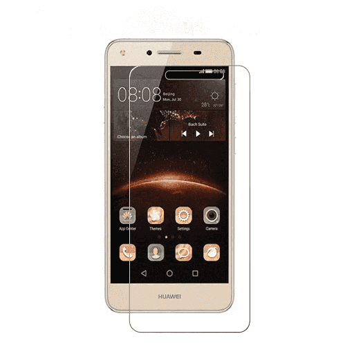[PL4HUY516-3] Huawei Y5 (16) Transparent 2.5D Glass HT ENOVA