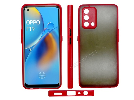 [PO6BOF19-6] OPPO F19 Matte Color Button Back Case