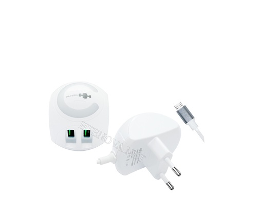 [C1C3M1HH-25] Micro Charger With 2 Extra USB Ports HH Rapid 4 iNTELLECT