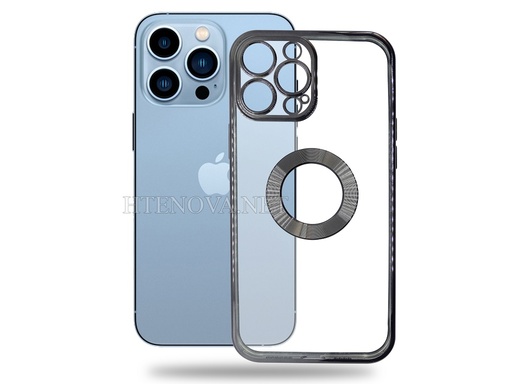 iPhone 13 Pro Max Soft Silicone Chrome Case