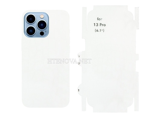 [PL10iP13PR-5] iPhone 13 Pro Back Jell Protector Crocodile