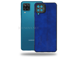 Samsung A12 Leather Back Case