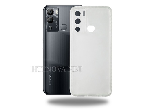 Infinix Hot 12i Crystal Silicone Back Case (Archive by Muneeb old pouch ids)