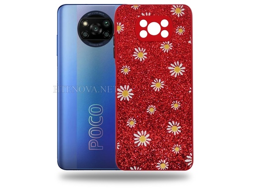 Redmi Poco X3 Fancy Glitter Back Case (Archive by Muneeb old pouch ids)