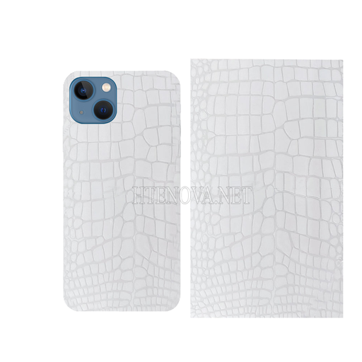 [PL10iP13-5] iPhone 13 Crocodile Back Jell Protector