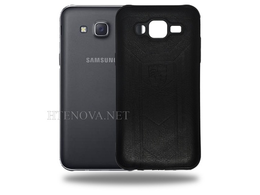 Samsung J5 Leather Back Case (Archive by Muneeb old pouch ids)