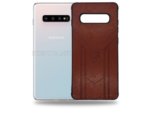 Samsung S10 Plus Leather Back Case