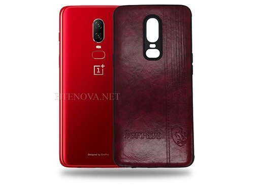 OnePlus 6 Leather Back Case (Archive by Muneeb old pouch ids)