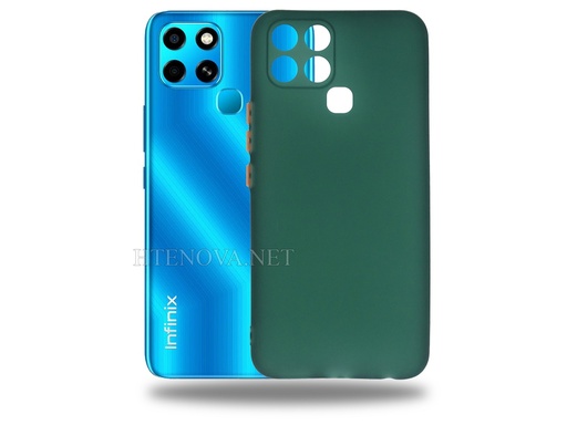 Infinix Smart 6 Crystal Color Button Silicone Case (Archive by Muneeb old pouch ids)