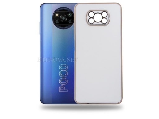 Redmi Poco X3 Soft Silicone Chrome Case (Archive by Muneeb old pouch ids)