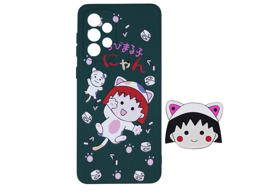 Samsung A33 Pop Socket Kitty Case  (Archive by Muneeb old pouch ids)