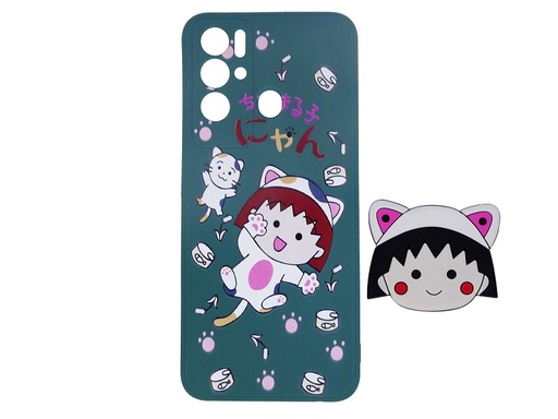 Tecno Pove Neo Pop Socket Kitty Case 