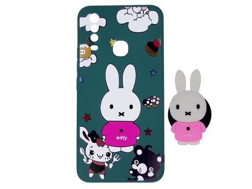 VIVO Y15 Pop Socket Kitty Case  (Archive by Muneeb old pouch ids)