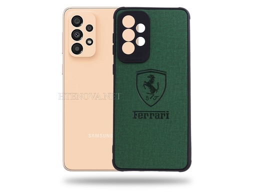 Samsung A33  Leather Back Case (Archive by Muneeb old pouch ids)